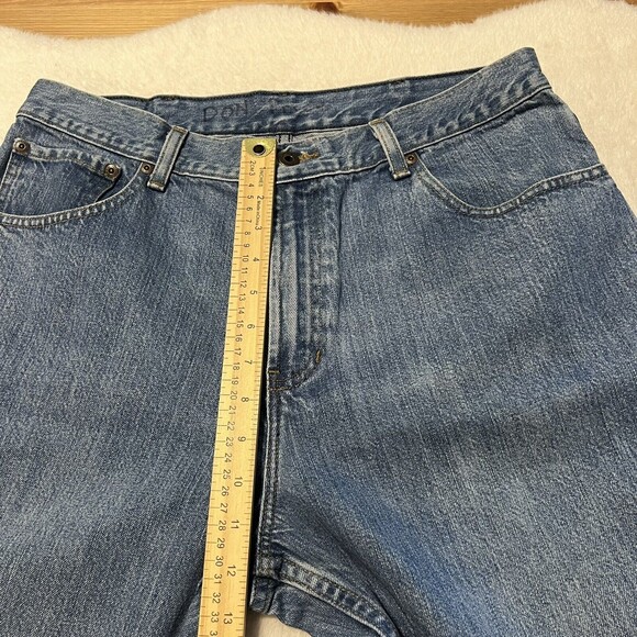 LL Bean Mens Denim Blue Jeans Straight Leg Classic Fit Medium Wash Size  36 X 29 - Picture 10 of 11